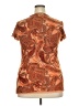 Venezia 100% Polyester Orange Short Sleeve Blouse Size 18 - 20 Plus - photo 2