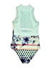 Roxy Graphic Green One Piece Swimsuit Size XS - photo 2