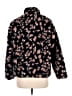 Nine West 100% Polyester Animal Print Black Faux Fur Jacket Size S - photo 2