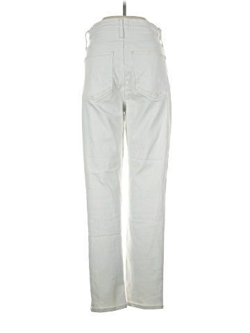 Madewell Tall Classic Straight Jeans in Tile White (view 2)