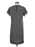 Paraphrase Solid Gray Casual Dress Size S - photo 2