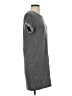 Paraphrase Solid Gray Casual Dress Size S - photo 4