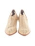 Matt Bernson Tweed Gold Ankle Boots Size 6 1/2 - photo 2