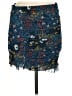 Free People Paisley Blue Casual Skirt Size M - photo 1