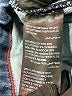 Eggie Chevron-herringbone Blue Jeans Size 8 - photo 6
