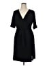 Apt. 9 Solid Black Casual Dress Size XL - photo 1