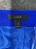 J.Crew Solid Blue Formal Skirt Size 12 - photo 4