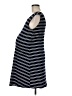 Pink Blush Stripes Black Casual Dress Size M - photo 5