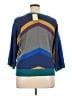SONOMA life + style 100% Cotton Color Block Blue Pullover Sweater Size XL - photo 2