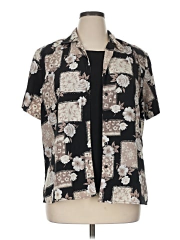 Notations Short Sleeve Blouse (view 1)