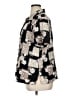 Notations 100% Polyester Print Black Short Sleeve Blouse Size XL - photo 5