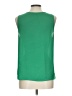 19 Cooper 100% Polyester Green Sleeveless Blouse Size L - photo 2