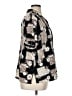 Notations 100% Polyester Print Black Short Sleeve Blouse Size XL - photo 4