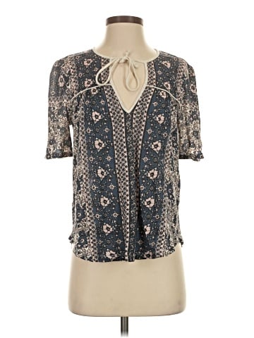 Lucky Brand Short Sleeve Blouse (view 1)
