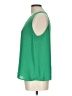 19 Cooper 100% Polyester Green Sleeveless Blouse Size L - photo 5
