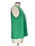 19 Cooper 100% Polyester Green Sleeveless Blouse Size L - photo 4