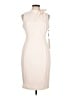 Calvin Klein Solid Ivory Cocktail Dress Size 10 - photo 1