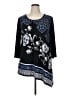 JM Collection Black 3/4 Sleeve T-Shirt Size XL - photo 1