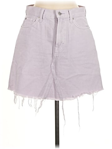 7 For All Mankind Denim Skirt (view 1)