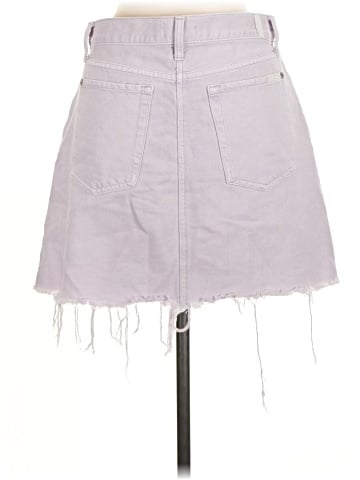 7 For All Mankind Denim Skirt (view 2)