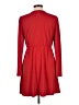 Nine West Solid Red Casual Dress Size L - photo 2