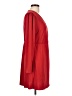 Nine West Solid Red Casual Dress Size L - photo 4