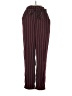 Altar'd State 100% Polyester Stripes Burgundy Casual Pants Size S - photo 1