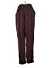 Altar'd State 100% Polyester Stripes Burgundy Casual Pants Size S - photo 2