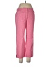 J.Crew 100% Cotton Hearts Pink Casual Pants Size 12 - photo 1