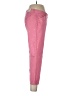 J.Crew 100% Cotton Hearts Pink Casual Pants Size 12 - photo 4