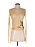 Zara Gold Long Sleeve Top Size S - photo 1