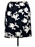 Talbots 100% Cotton Floral Blue Formal Skirt Size 16 Petite - photo 1