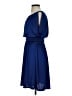 Express 100% Polyester Solid Blue Cocktail Dress Size XS - photo 5