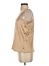 Ecru Tan Sleeveless Silk Top Size S - photo 5