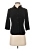 Wanko 100% Polyester Black 3/4 Sleeve Blouse Size S - photo 1