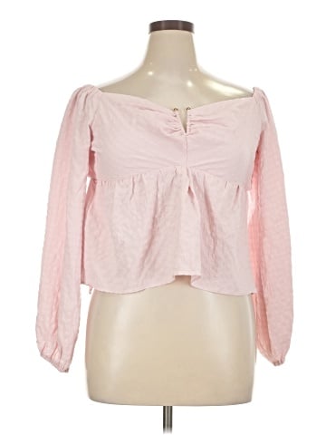 WAYF Long Sleeve Blouse (view 1)
