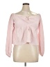 WAYF 100% Polyester Pink Long Sleeve Blouse Size XL - photo 1