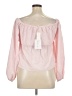 WAYF 100% Polyester Pink Long Sleeve Blouse Size XL - photo 2