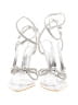Azalea Wang Silver Sandals Size 8 1/2 - photo 2