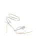 Azalea Wang Silver Sandals Size 8 1/2 - photo 1
