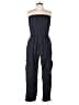 Evereve 100% Lyocell Solid Blue Jumpsuit Size L - photo 1