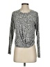 Fifteen Twenty Animal Print Silver Cardigan Size S - photo 1