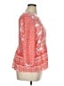 Collective Concepts 100% Polyester Orange 3/4 Sleeve Blouse Size XL - photo 4