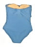 J.Crew Color Block Blue Swimsuit Bottoms Size 16 - photo 2