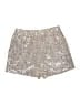 Gianni Bini Metallic Silver Shorts Size 10 - photo 1