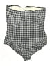 J.Crew Checkered-gingham Ivory Swimsuit Bottoms Size 16 - photo 2