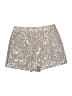 Gianni Bini Metallic Silver Shorts Size 10 - photo 2