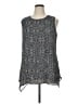 Fever 100% Polyester Black Sleeveless Blouse Size XL - photo 1