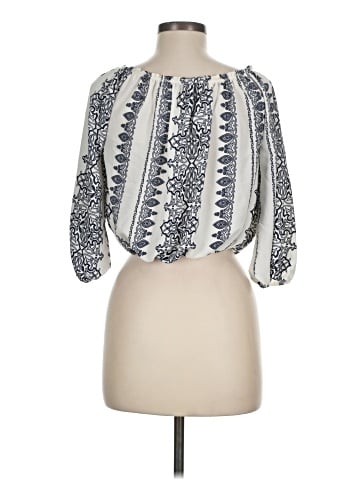 Papaya 3/4 Sleeve Blouse (view 2)