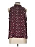 Allison Joy Burgundy Sleeveless Blouse Size L - photo 1